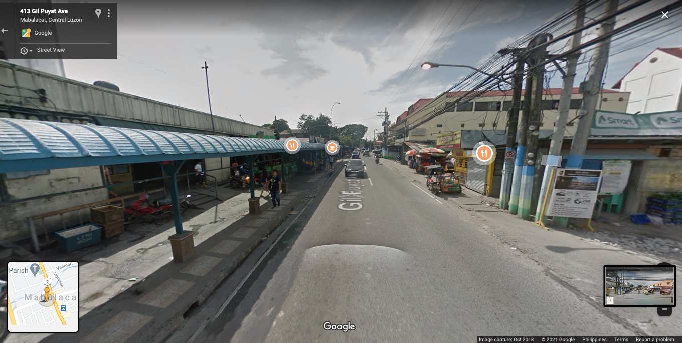 LOT IDEAL FOR COMMERCIAL USE IN POBLACION MABALACAT BESIDE CLARK GATE ...